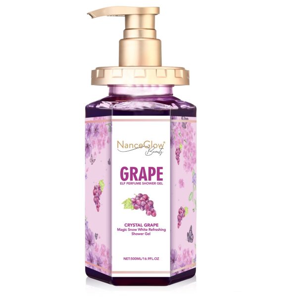 NanceGlow Grape Fraguance Shower Gel