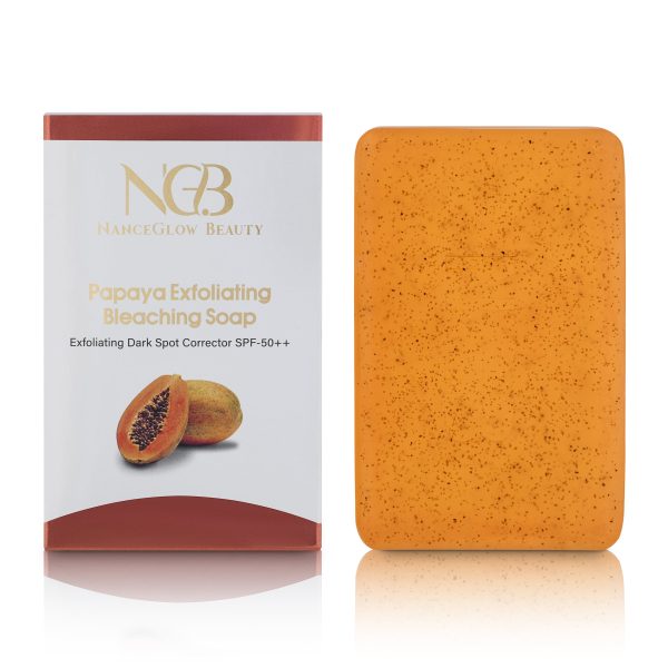 NanceGlow Papaya Exfoliating Bleaching Soap