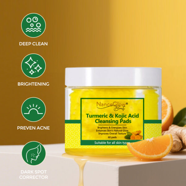 NanceGlow Turmeric Kojic Acid Cleansing Pads - Image 2